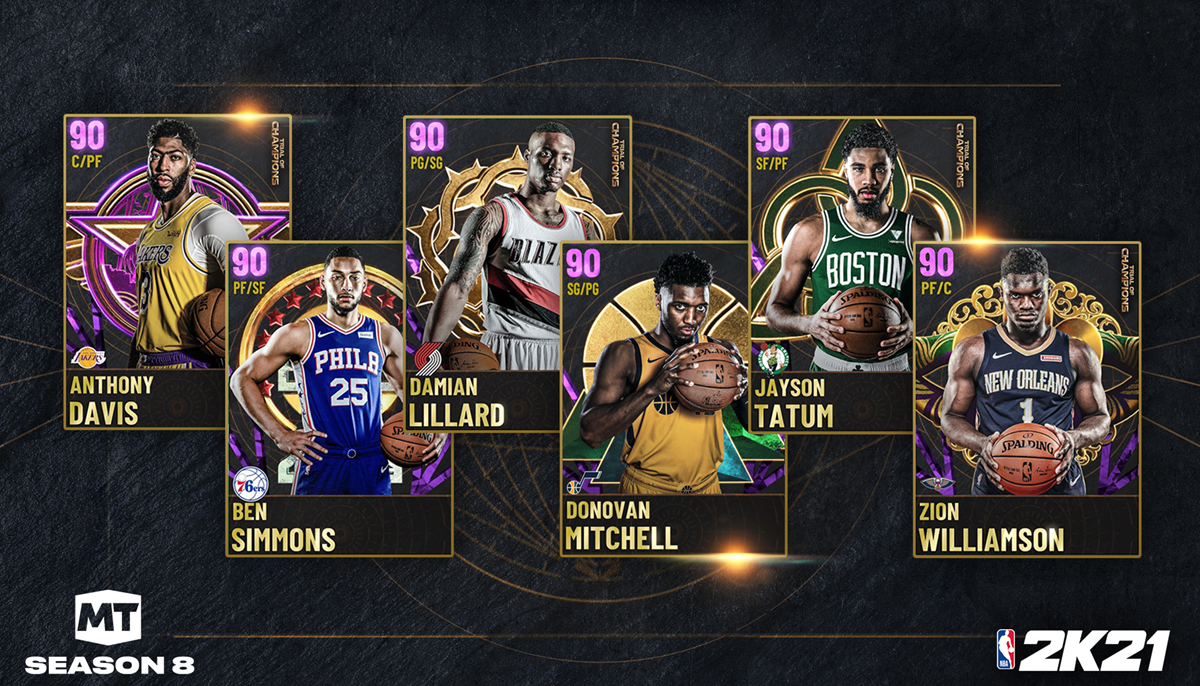 NBA 2K21 - MyTEAM Season 8 - Big 6 Cards