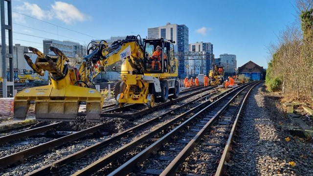 More Bakerloo and London Overground upgrades for passengers: London Overground track and equipment upgrades December 2022