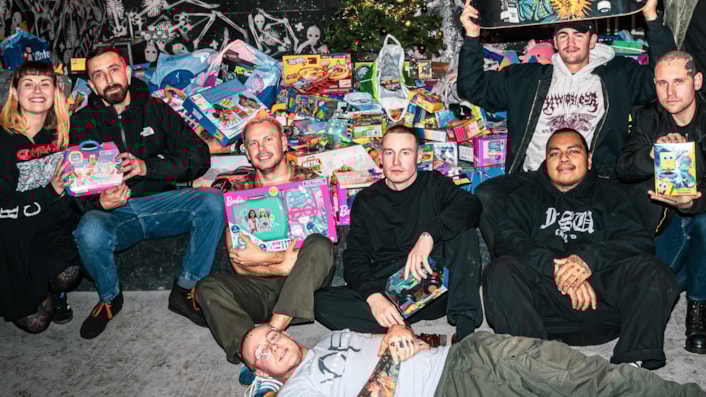 Hardcore music fans rock up to gig armed with Christmas gifts for Leeds children: CFL Christmas appeal 1