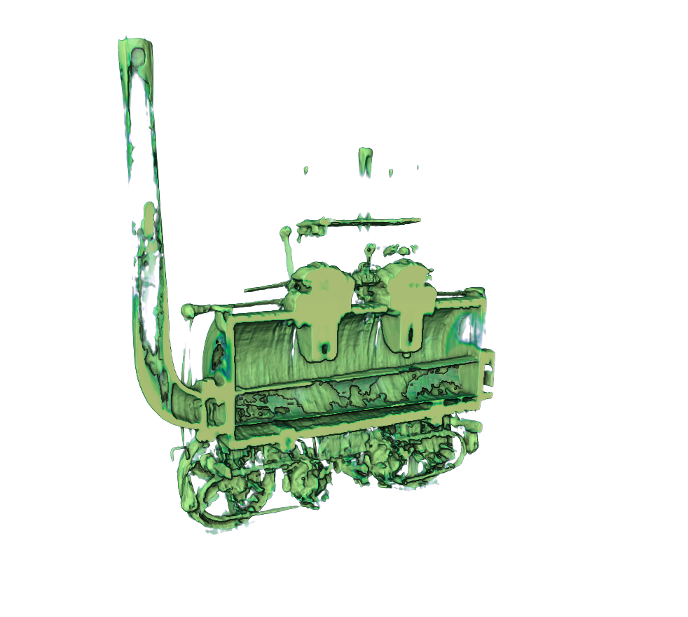 Miniature loco scans: Leeds Industrial Museum’s incredible miniature recreation of a pioneering early steam locomotive recently underwent a detailed CT X-Ray survey using sophisticated equipment at the University of Leeds.
The resulting images show how the precious model, made for the famed engineer Matthew Murray in 1811, replicated the revolutionary mechanics of its full-sized counterparts and in turn helped power a worldwide boom in the railway industry.