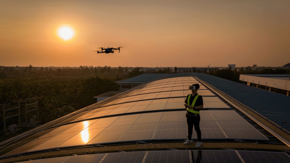 drone solar hero image