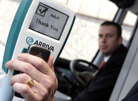 Mobile phones Arriva's Fastrack bus trial