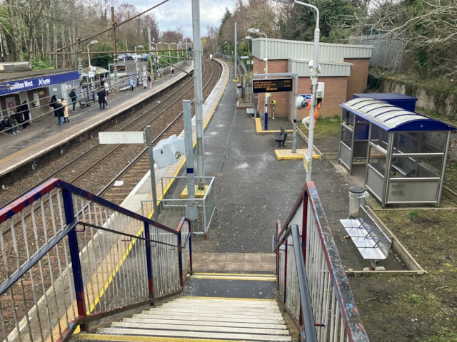 Hamilton West 1 - platform 2 upgrades - May 2025: Hamilton West 1 - platform 2 upgrades - May 2025