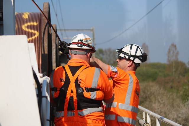 Passengers across Anglia reminded to check their bank holiday travel plans before they travel: Southend OLE works May 2019