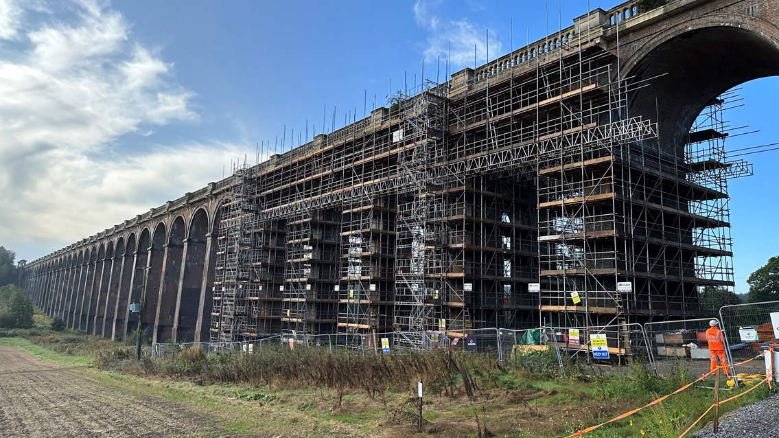 Ouse Valley Viaduct is a critical piece of infrastructure on the busy railway line that connects Brighton and London