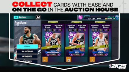 NBA 2K25 MyTEAM Auction House