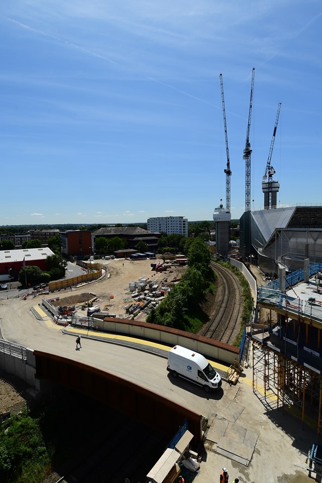 Brentford Football Stadium - bridge