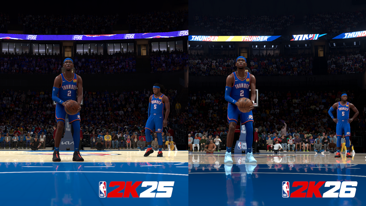 NBA 2K26 Presentation Lighting and Floor Shaders 2