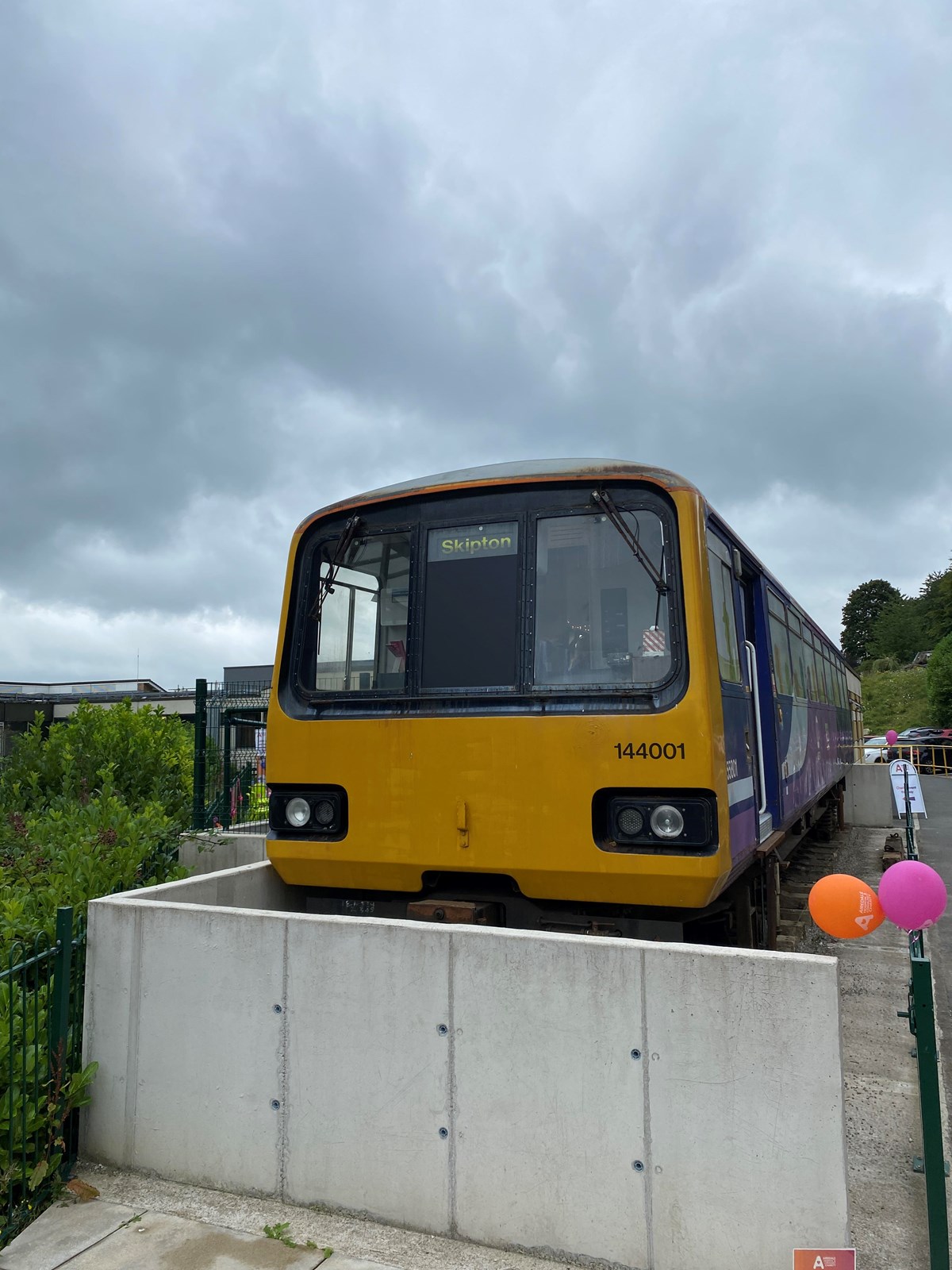 This image shows the outside of the pacer at Airedale hospital