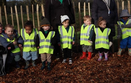 Youngsters enjoying tree planting