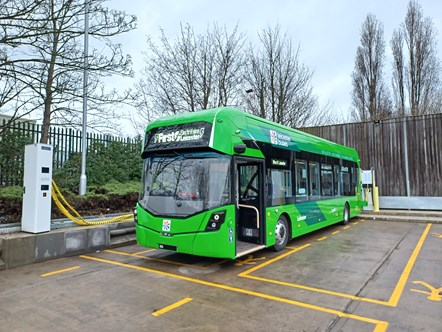 Bus depot of the future' launches in Leicester as one of the UK's first  fully electric depots outside of London