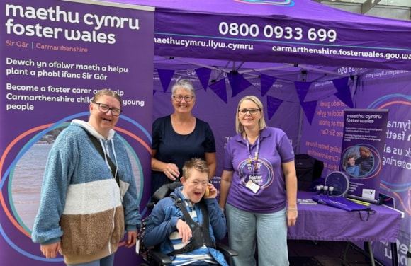 The power of relationships in fostering with Bev and Reg: Image of Bev, Helen, Keiran and Lucy-2