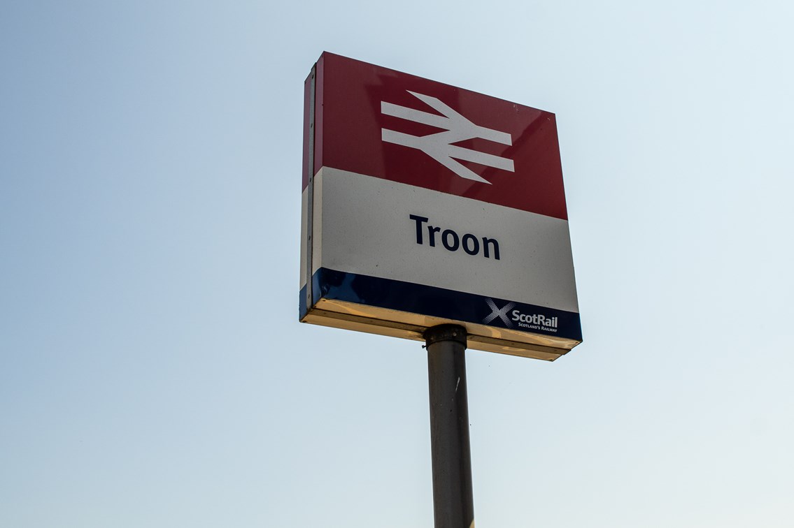 Installation of Troon station’s new canopies begins next week: Troon - July 20 2021 - -11