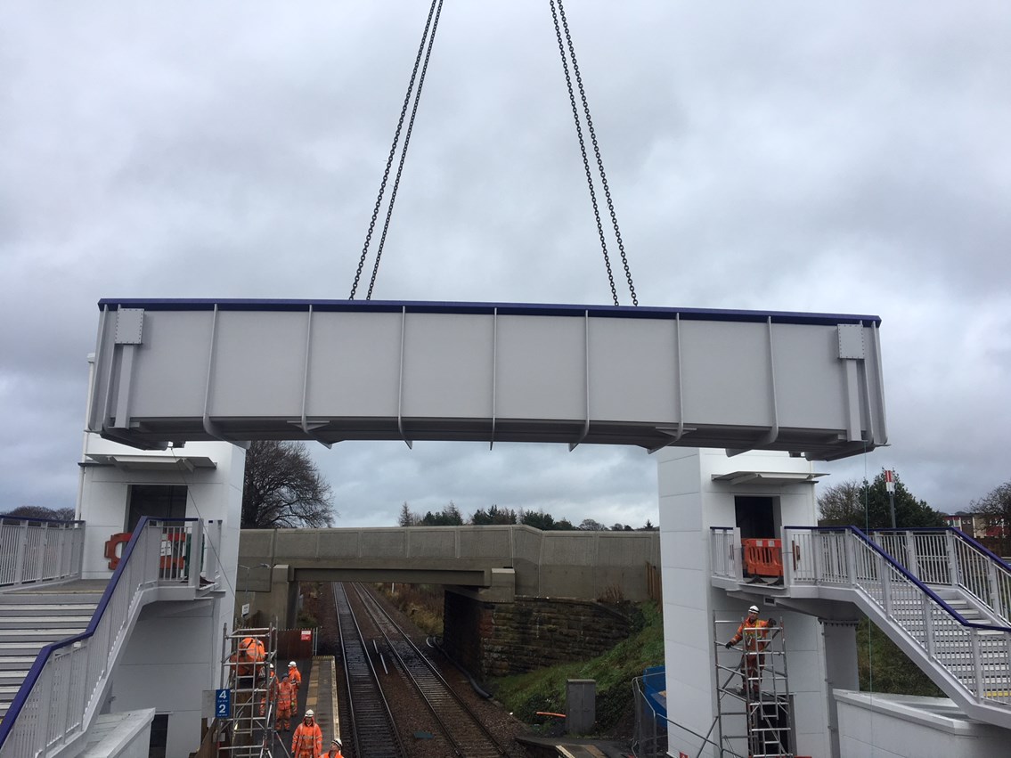 Bridge to improved accessibility at West Calder station: Span 5  Good