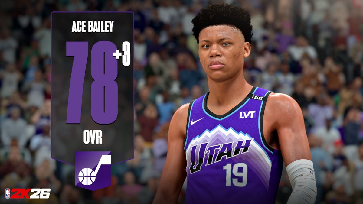 NBA 2K26 Ratings Update 3 - Ace Bailey 1