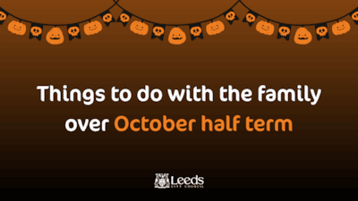 Find family friendly activities this October half term