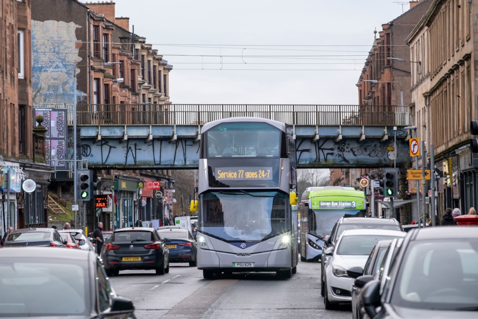 First Bus Scotland 77 service 24-hr launch 2