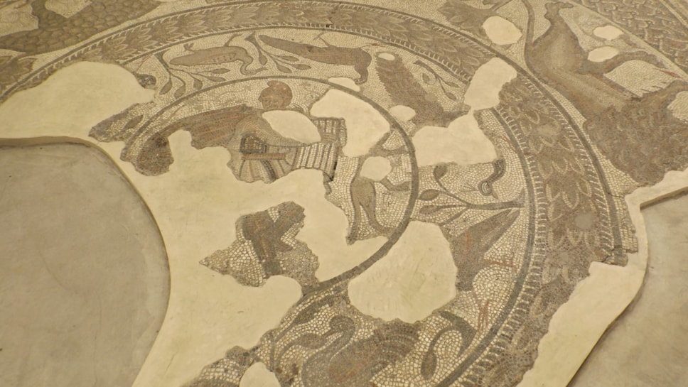 Part of the Orpheus Mosaic at the Corinium Museum 3