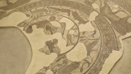 Part of the Orpheus Mosaic at the Corinium Museum 3