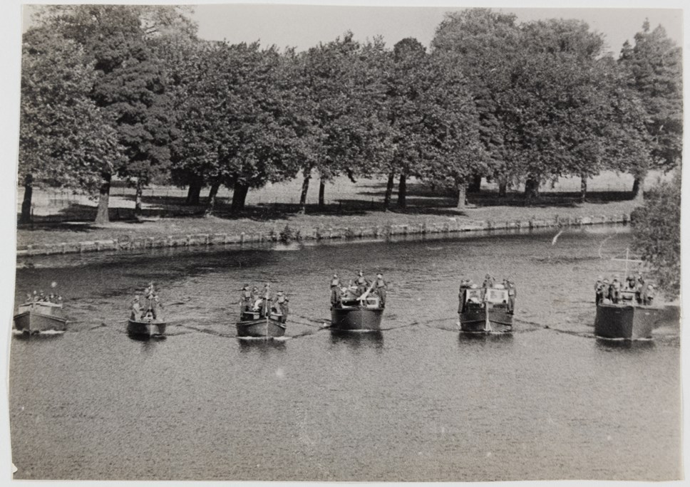 Upper Thames Patrol vessels, 1940s. Copyright Berkshire Record Office