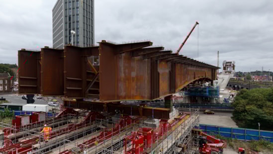 HS2 Lawley Middleway viaduct move completed 11