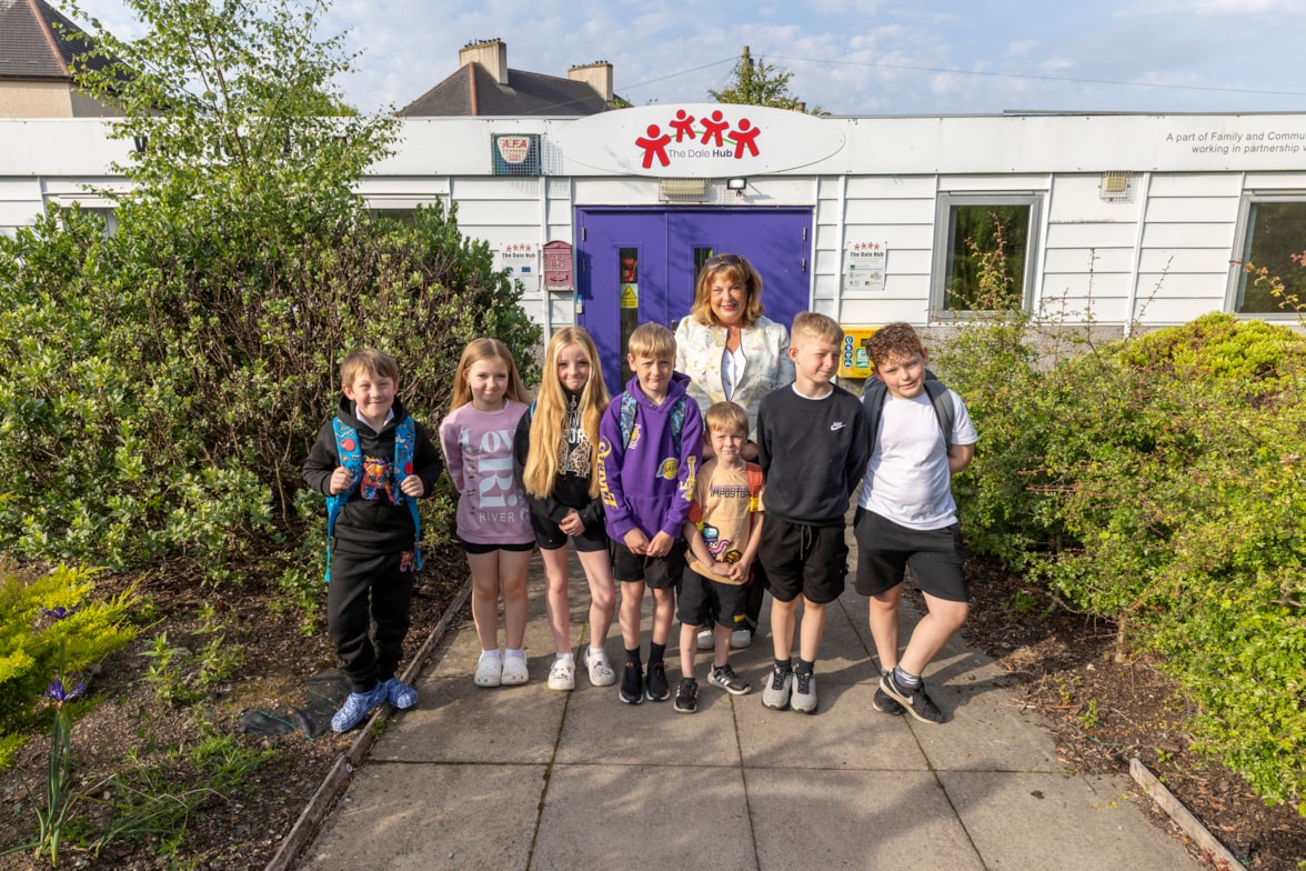 Cabinet Secretary Fiona Hyslop at the Dale Hub