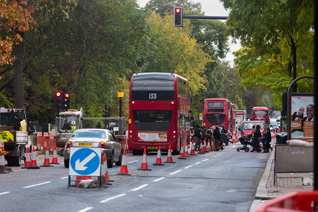 TfL image - Roadworks