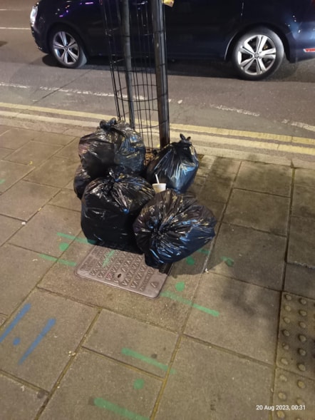 Evidence of fly-tipping 2
