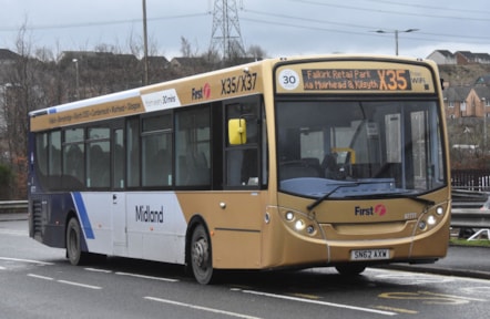 FIrst Scotland East's service X35 in Falkirk