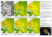 Wildfires 2018 - Rum - Sentinel 2 - Fire severity maps