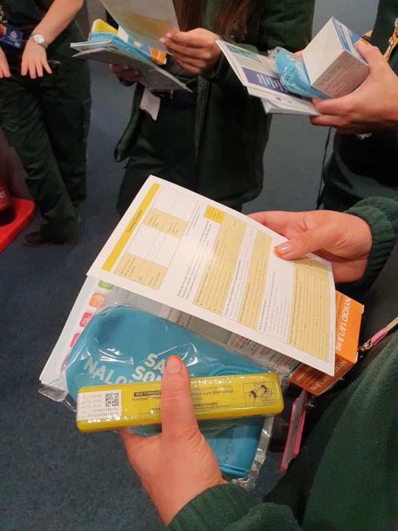 All Scottish Ambulance Service crews now trained in distributing Naloxone: Take home naloxone kits