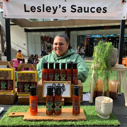 Natalie Dinning, owner of Islington family business Lesley's Sauces