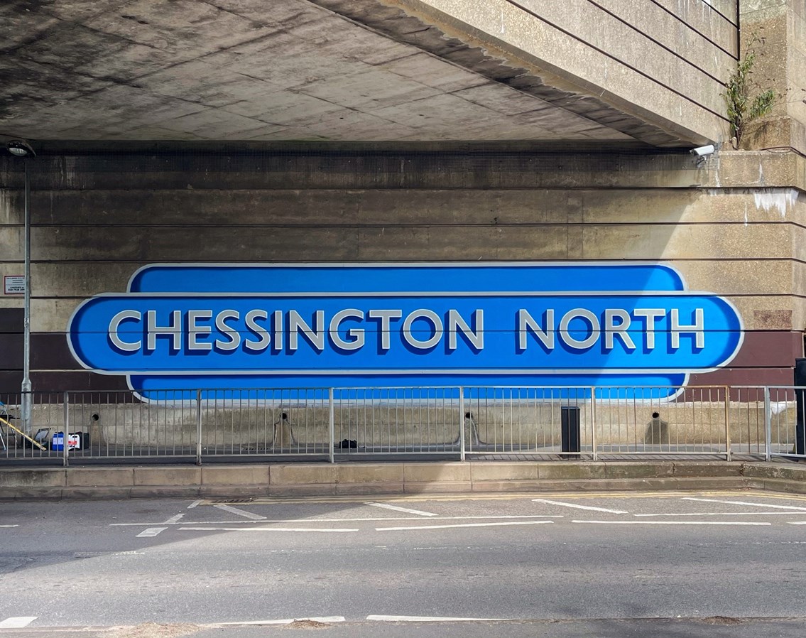 Chessington North mural