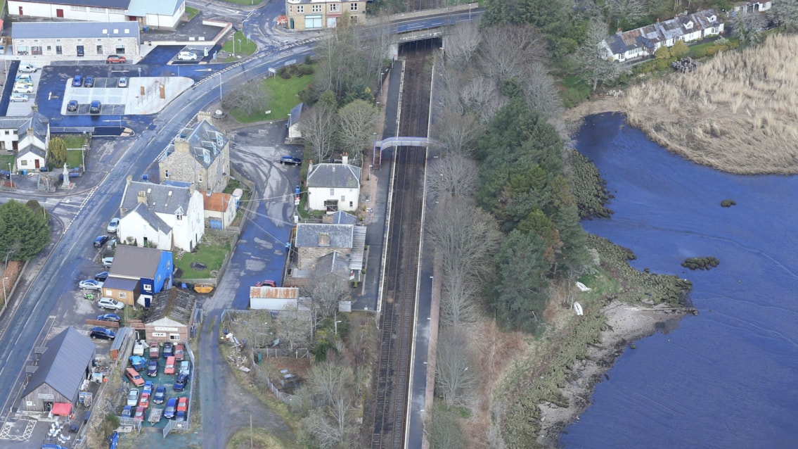 Work begins this month to renew platform 1 at Ardgay Station: Ardgay-2