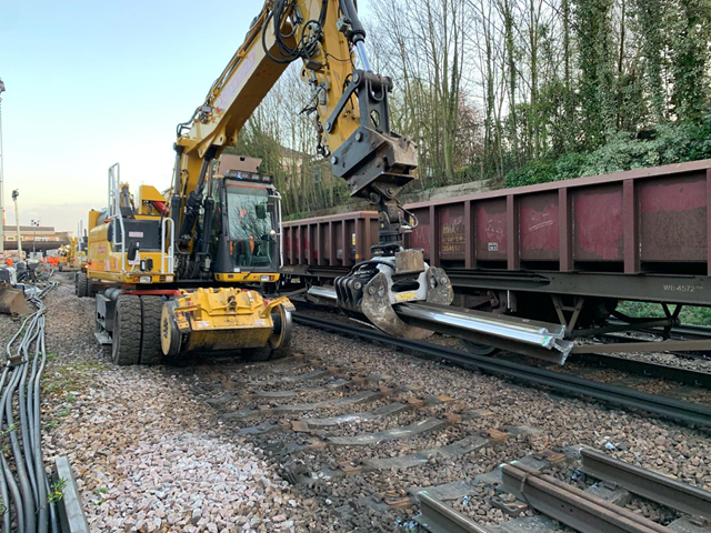 Railway upgrade work in south London continues as coronavirus crisis brings change to engineering plans in South East: New Cross Gate works