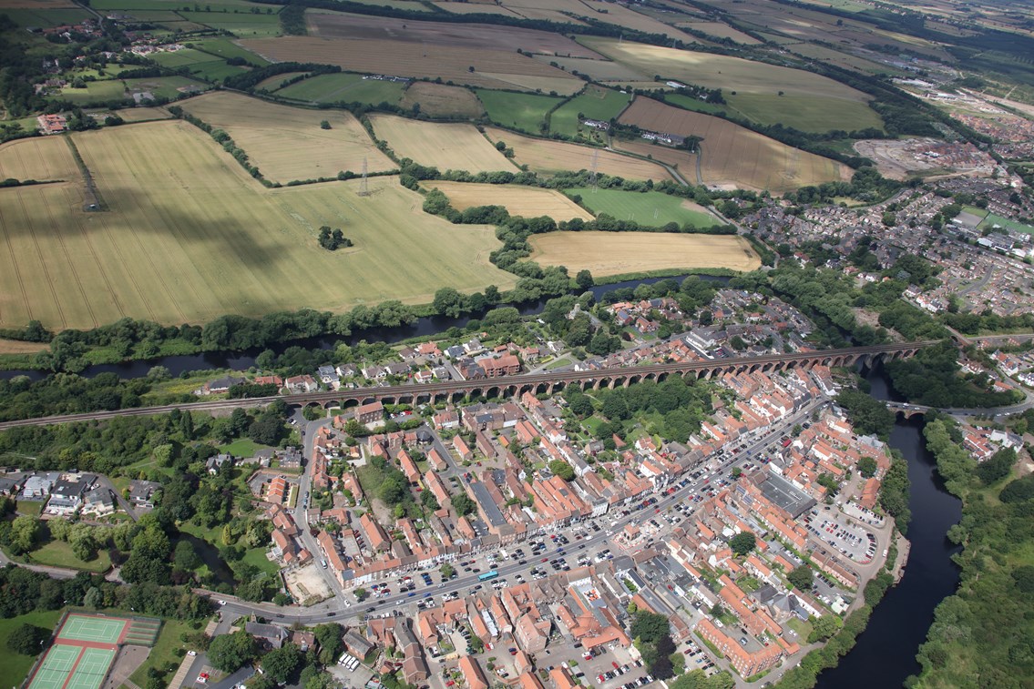 Yarm Viaduct aerial shot (4), Network Rail