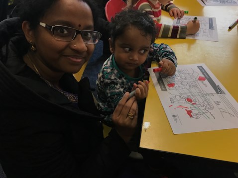Stay safe with Thomas launch Norwich Library activity session