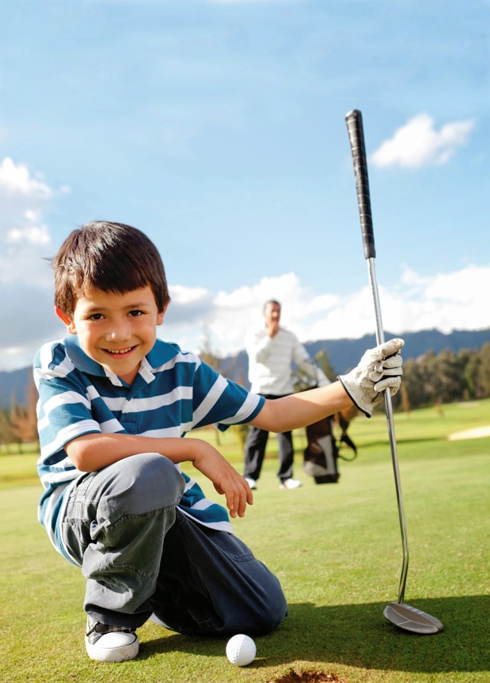 Youngsters given chance to discover delights of golf: golf.jpg