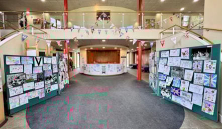 VE Day foyer
