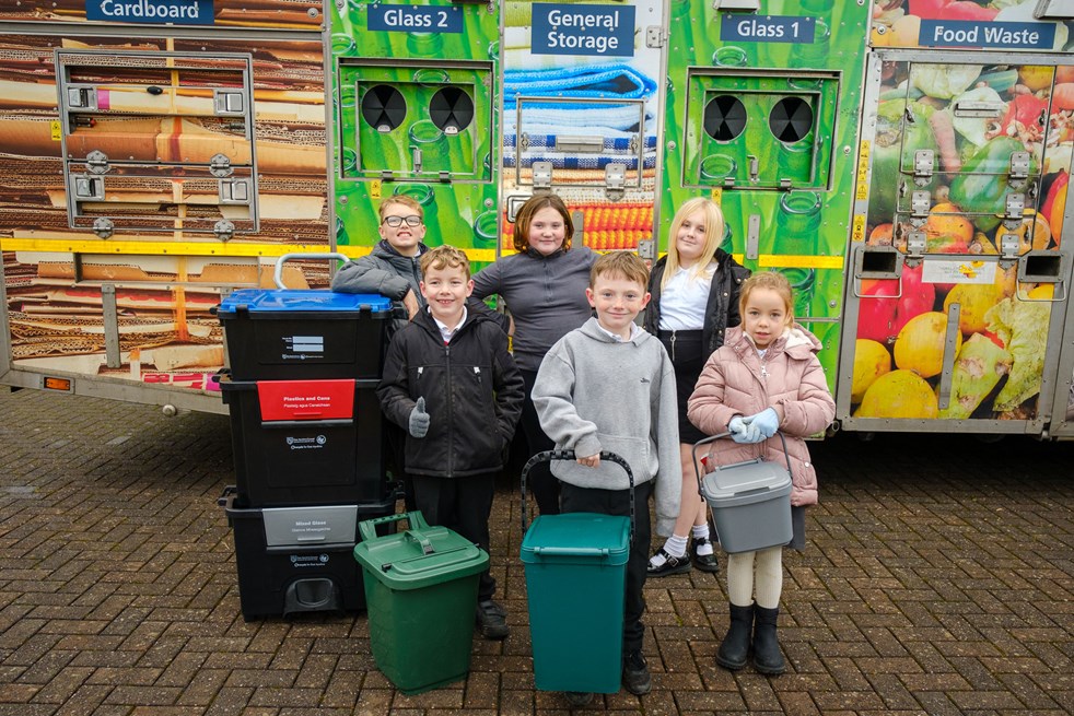 Cleaner Communities visit Littlemill Primary for recycling fun