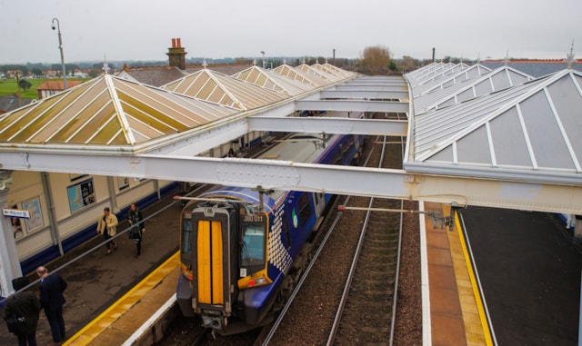 Transport Secretary marks restoration of Troon Station 13112024 (6): Transport Secretary marks restoration of Troon Station 13112024 (6)
