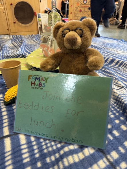 Toys at the teddy bears' picnic