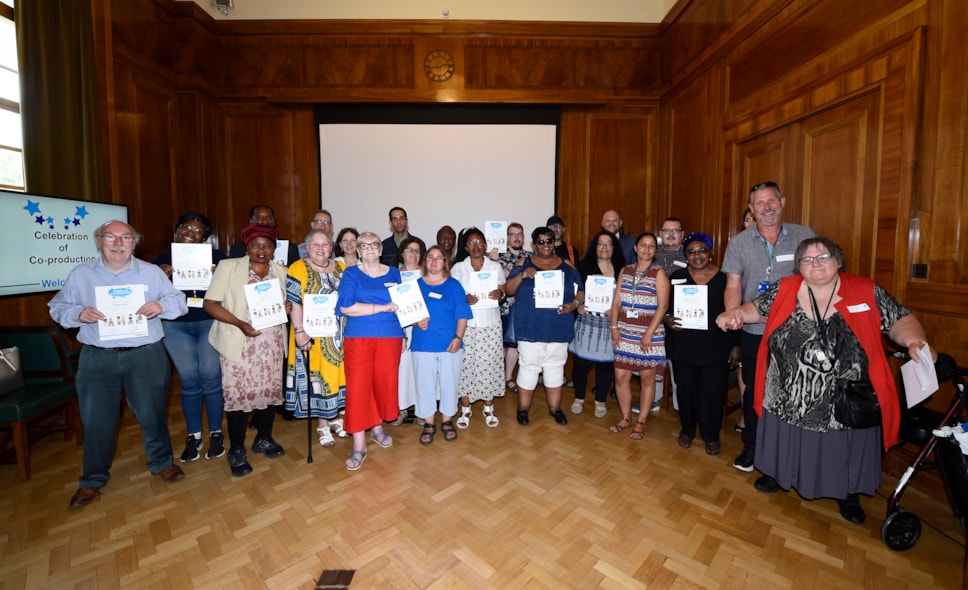 Co-production group awards photo