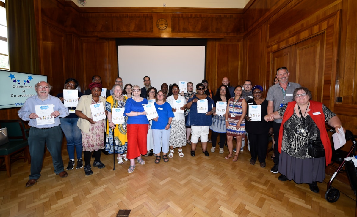 Co-production group awards photo