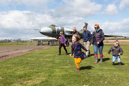 Families explore the National Museum of Flight. Image © Ruth Armstrong (1)