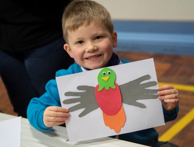 South Scotland Golden Eagle Project news release: Scottish Scouts launch new initiative to safeguard the future of golden eagles in the UK: PW Golden Eagles Innerleithen Scouts 74