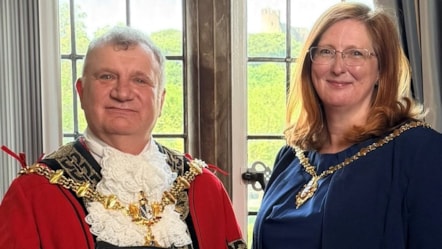 Mayor and Mayoress of Dudley, Cllr Pete Lowe and Su Lowe
