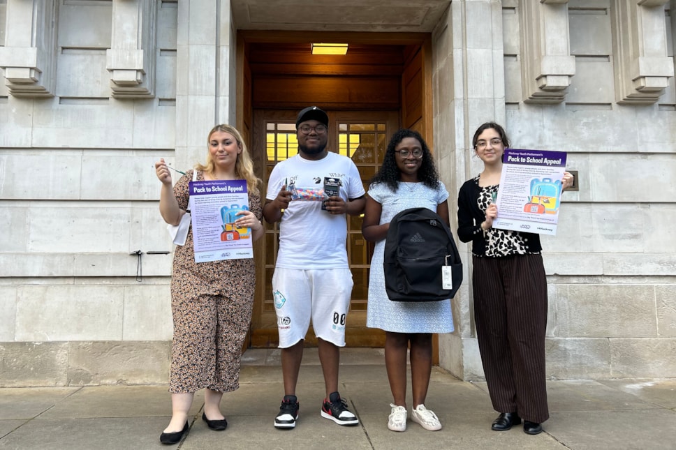 Hackney Youth Parliament Pack to School Appeal
