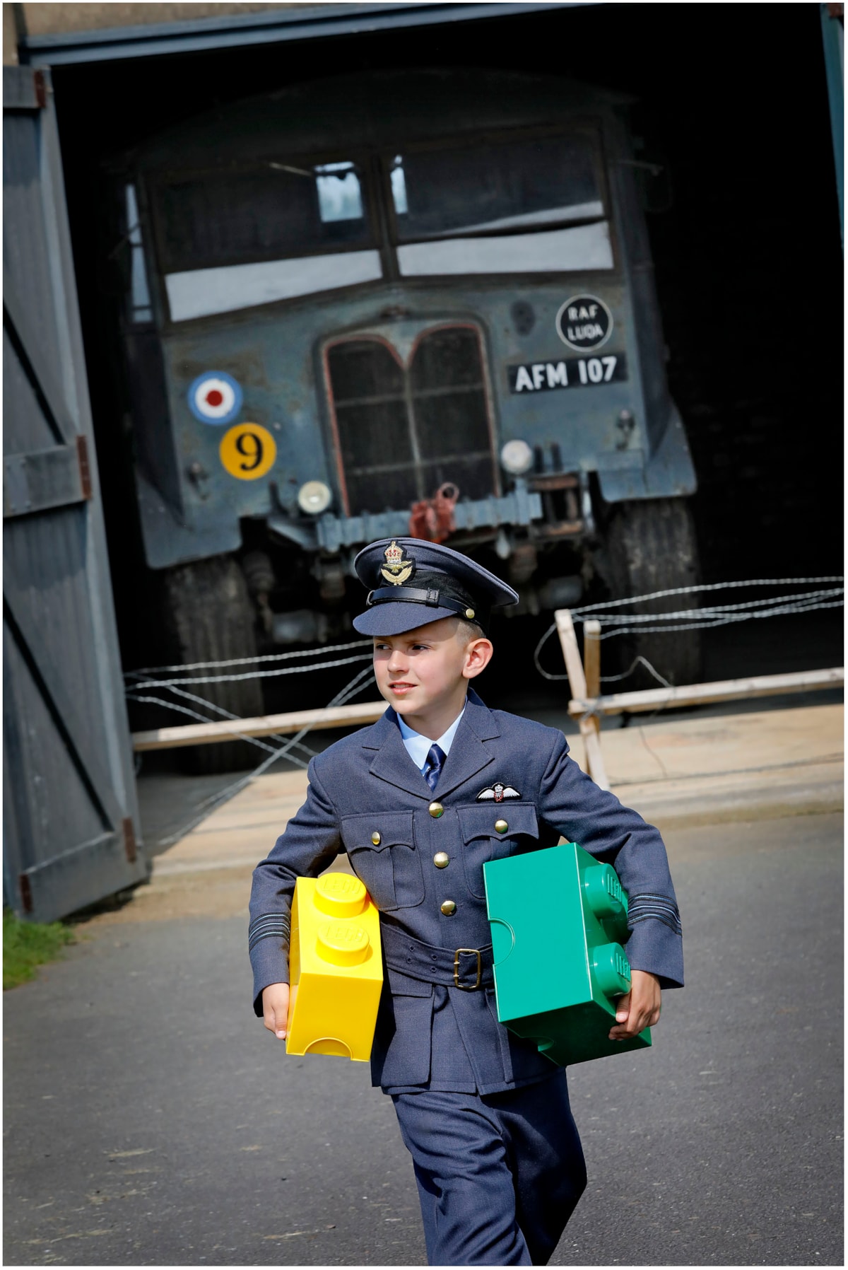 Kajus Ramanauskas gets ready for the National Museum of Flight’s 6th annual Awesome Bricks event on Saturday 15 and Sunday 16 June. Image © Paul Dodds (8)