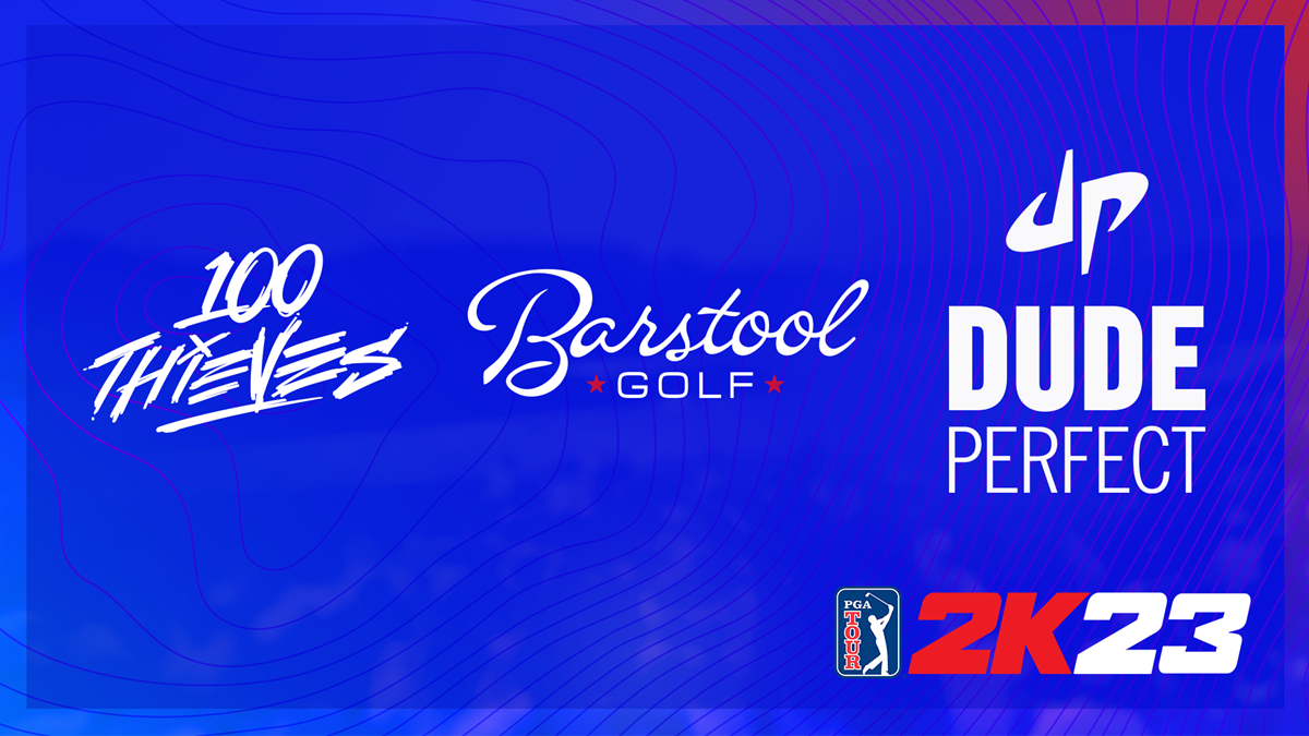 PGA TOUR 2K23 100 Thieves Barstool Dude Perfect